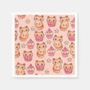 Recherche de motif kawaii serviettes Rose