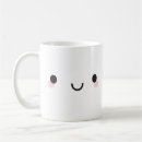 Recherche de visage kawaii tasses Sourire