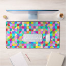 Recherche de motif graphique moderne tapis souris Coloré
