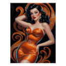 Recherche de pin up de les années 50 posters Vintage