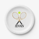 Recherche de tennis assiettes en papier Raquette