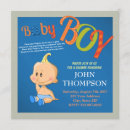 Recherche de funny baby shower garçon invitations Bleu
