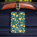 Recherche de papillons colorés bagages étiquettes Fleurs