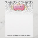 Recherche de papeterie damasse papier à lettre Rose