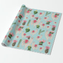 Recherche de motif cactus papier cadeau Fiesta