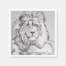 Recherche de dessin au crayon serviettes Animal