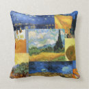 Recherche de peinture van gogh coussins Bleu