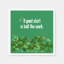 Recherche de trèfle irlandais serviettes Shamrock
