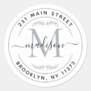 Recherche de tamponné autocollants Nom de famille