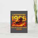 Recherche de 1966 anniversaire cartes Cheval de feu
