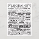 Recherche de douleur chronique cartes postales Migraine