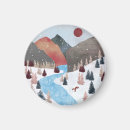 Recherche de mountain landscape magnets Snow