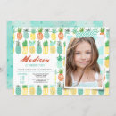 Recherche de motif ananas invitations Élégant