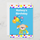 Recherche de clown invitations Coloré