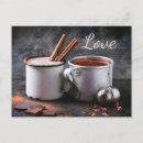 Recherche de chocolat chaud cartes postales Rustique