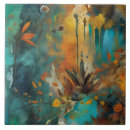 Recherche de peinture abstraite de fleur carreaux Fleurs