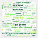 Recherche de réutilisation autocollants Save the planet
