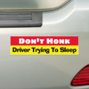 Recherche de dormir voiture autocollants Drôle