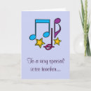 Recherche de étudiant de musique vœux cartes Enseignant