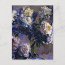 Recherche de pivoines cartes postales Vintage