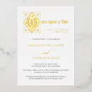 Recherche de princesse mariage invitations Conte de fées