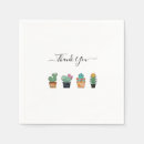 Recherche de cactus mignon serviettes Vert