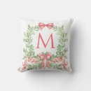 Recherche de ruban décoration coussins Monogramme