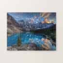 Recherche de lac de moraine puzzles Réflexion