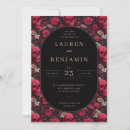 Recherche de crâne gothique invitations Roses