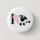 Recherche de moutons mignons badges Toute personne