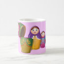 Recherche de poupées russes tasses Matriochka