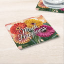 Recherche de marguerite gerbera dessous de verres Floral