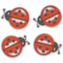 Recherche de insecte rouge autocollants Pois