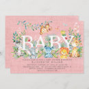Recherche de baby shower fille invitations Éléphant