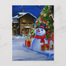 Recherche de bonhomme de neige vintage cartes postales Hiver