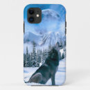 Recherche de loup et lune iphone coques Chien