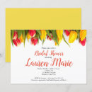 Recherche de tulipes rouges invitations Nuptiale