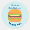 Recherche de burger illustration autocollants Restauration rapide