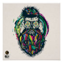 Recherche de barbu posters Toile