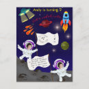 Recherche de comète invitations Fusée