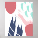 Recherche de lignes bleues posters Géométrique