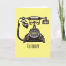 Recherche de téléphone vintage vœux cartes Antique
