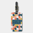 Recherche de motif des années 1960 bagages étiquettes Résumé