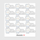 Recherche de nomination autocollants Dentiste