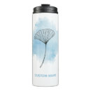 Recherche de feuille de ginkgo tasses Aquarelle