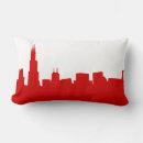 Recherche de chicago il coussins Silhouette