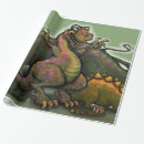 Recherche de dinosaure papier cadeau Parti