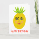 Recherche de ananas anniversaire cartes Moderne