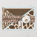 Recherche de copie zèbre vœux cartes Baby shower