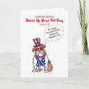 Recherche de chien habillé vœux cartes Bulldog